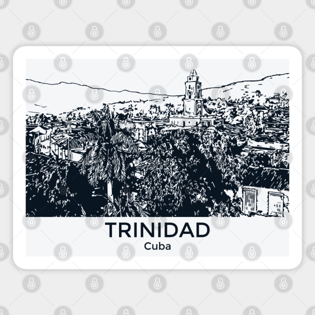 Trinidad - Cuba Magnet by Lakeric